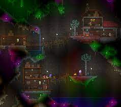 The underground is the first layer below the surface. Cavern Base Terraria House Ideas Terrarium Base Terrarium