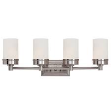 Bathroom vanity lighting can be much more than just a few fancy lightbulbs and fixtures for your restroom. Lowes Bathroom Lighting Brushed Nickel Stainless Steel Bathroom Light Vanity Lighting Bel Air Lighting