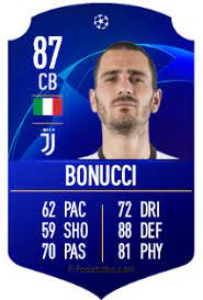 We only have one more carniball it's time to reveal the fifa 19 player ratings, and ronaldo, neymar jr, de bruyne, and other top. Leonardo Bonucci Fifa 19 Spieler Statistik Card Preis