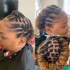 Women Loc Styles Locs Hairstyles Natural Hair Styles Dreads Styles