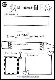 Free All About Me Preschool Theme Printable For Pre K Or Kindergarten Class All About Me Preschool Me Preschool Theme Preschool About Me