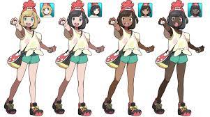 Pokemon Sun And Moon Female Trainer Alternates Female Trainers Pokemon Trainer Cosplay Pokemon