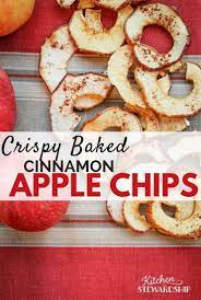 Recipe Crispy Baked Apple Chips Oven Version Recipe Cinnamon Apple Chips Apple Chips Baked Baked Apples
