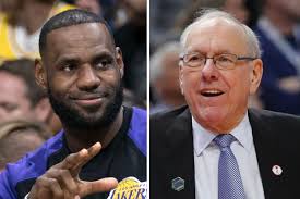 The caller on syracuse coach jim boeheim's weekly radio show wasn't that blunt, but that was essentially the question being asked of the hall of fame coach on thursday night. Jim Boeheim Really Doesn T Want College Basketball Players To Get Paid Lebron James Is Laughing At Him Sbnation Com