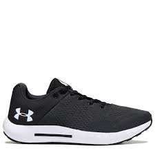 Black And White Under Armour Shoes Women S Women S Pursuit Wide Running Shoe Wide Running Shoes Black Running Shoes Under Armour Shoes