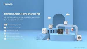 Heiman Smart Home Starter Kit In 2021 Smart Door Smart Home Smart Plug