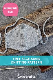 Do not sell the free pattern. Knit Your Own Face Mask With A Free Pattern Knitting Knitting Patterns Crochet Mask