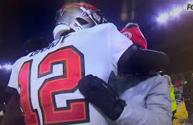 Tom brady is a doting father to his three kids, vivian lake, benjamin, and. Tom Brady Hugs Son Jack After Sending Bucs To Super Bowl