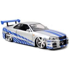 1 24 Fast Furious 02 Nissan Skyline Gt R Walmart Com Nissan Skyline Nissan Gtr Skyline Nissan Skyline Gt
