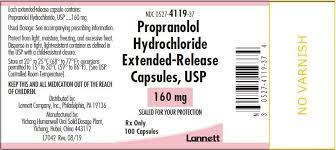 Propranolol Fda Prescribing Information Side Effects And Uses