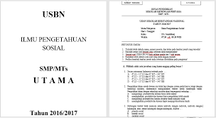 Download soal & jawaban usbn smp 2018/2019 lengkap. Contoh Soal Usbn Pkn Smp Tahun 2017 Tentang Tahun