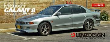 Mitsubishi Galant 8 Tuning Body Kit Lenzdesign Performance Mitsubishi Galant Mitsubishi Body Kit