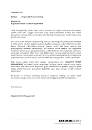 Kesimpulan dan pentingnya surat pengantar proposal. Inhouse Training Proposal Verat