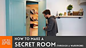 He wanted to remodel the space to add more storage. How To Make A Secret Room Through A Wardrobe I Like To Make Stuff Youtube