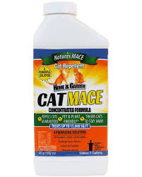 Silent roar cat repellant and fertilizer. Cat Mace 40oz Concentrate Makes 5 Gallons Treats 15 000 Sq Ft Nature S Mace