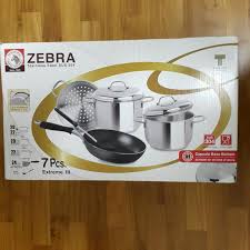 The zebra cookware set is an absolute choice. New 7 Piece Zebra Stainless Steel Cookware Set Tv Home Appliances Kitchen Appliances Other Kitchen Appliances On Carousell