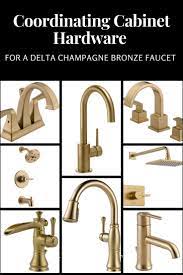 Coordinating Cabinet Hardware For A Delta Champagne Bronze Faucet Trubuild Construction Delta Champagne Bronze Bronze Kitchen Hardware Champagne Bronze