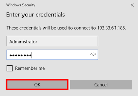 The connect to server dialog box appears. How To Connect To Your Server Via Rdp On Windows 10 Snel Com