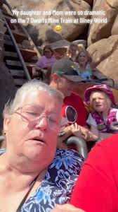 Family rides Seven Dwarfs Mine Train and things got a little dramatic  😂😂✨, Credit: Cindy Lehtinen, tiktok.com/@cindylehtinen, #disneymagic  #disneymoments #disneyworld #magickingdom #magickingdompark ...