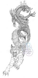 Dragon tattoos come in many different shapes, styles and sizes, but they all have certain things in common. Dragon And Tiger Tattoo