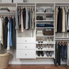 Add to a closet's storage space with this easy track closet rd2508on deluxe storage drawer. Closet Organizers Do It Yourself Custom Closet Kits Easytrack