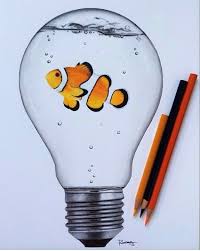 Amazing Bulb Drawing By Roman 0701 Via Http Instagram Com P G6gckzlwfu Art Drawings Sketches Simple Art Drawings Simple Cool Art Drawings