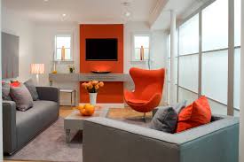 Grey And Orange Room Design Ksa G Com