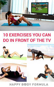 10 Simple Exercises You Can Do While Watching Tv Abs Workout Easy Workouts Tv Workouts