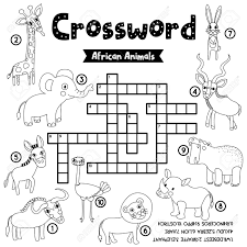 Here you can let your kid imagination and inspiration go wild. Crosswords Puzzle Game Of African Animals For Preschool Kids Activity Worksheet Coloring Printable Version Vector Illustration Royalty Free Cliparts Vectors And Stock Illustration Image 134549605
