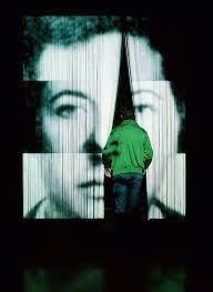Ladyflash2 Via Pin By Carole Amy Vaillat On Art I Installation Pinterest Set Design Theatre Projection Installation Installation Art