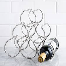 Ksp Vina Wine Rack 6 Bottle Matte Nickel Kitchen Stuff Plus A smart solution that saves space and allows you to store your finest bottles in besta wine rackjackieapart from installing in cupboard the wrong way round at first the rack was easy to instal and keeps wine safely stored5.