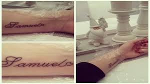 Ob groß auf dem rücken oder klein am handgelenk: Tattoo Am Handgelenk Schrift Youtube