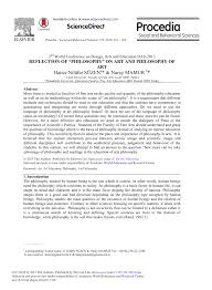 More recently, philosophy professor arthur c. Pdf Reflection Of Philosophy On Art And Philosophy Of Art