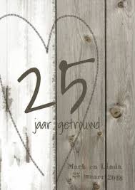25 Jaar Getrouwd Uitnodiging Of Kaarten Kaartje2go Kaarten Zilveren Bruiloft Uitnodiging