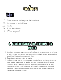 Este juego nos ayuda a aprender los nombres de el profesor archer, a través de sus experiencias, observó las limitaciones de la práctica del baloncesto para los niños menores de 12 años y decidió. Reglas De La Indiaca Docsity