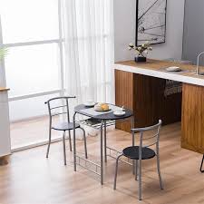 Comfortable dining table proportions allow enough surrounding room for maneuvering around the table and its accompanying dining chairs. Dining Room Furniture Set Living Room Double Small Dining Table And Two Chairs Dining Room Sets Aliexpress
