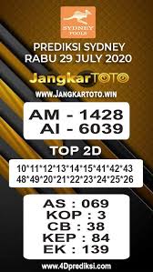 Pin Di Prediksi Sydney