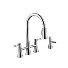 Get free shipping on qualified gold kitchen faucets or buy online pick up in store today in the kitchen department. Schon 925 Series 2 Handle Pull Down Sprayer Bridge Kitchen Faucet With Soap Dispenser In Chrome 67065 0101 The Home Depot Kitchen Faucet Faucet Kitchen Faucets Pull Down