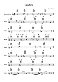 moon river guitar score p1 from breakfast at tiffanys