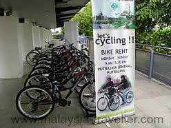 I decided to bring my friend to the botanical garden. Cycling In Putrajaya