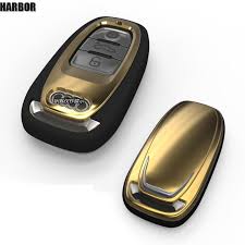 Harbor Car Key Case For Audi 2016 2017 A4 Allroad B9 Q5 Q7 Tt Tts Keyless Remote 3 Buttons Key Pack Cover Case Shell Review Key Case Case Cover Key