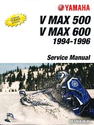 Electrical components and wiring diagram. 1994 1996 Yamaha V Max 500 Vx500 And V Max 600 Vx 600 Snowmobile Service Manual