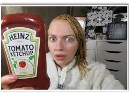The application of heat and reduction of the tomatoes make it a tomato juice is, but ketchup has vinegar and spices. Ketchup Color Correction Green Hair Idlegirl Youtube