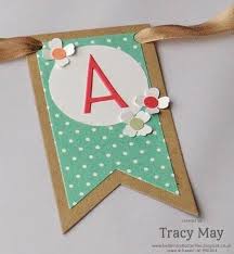 Create a banner for digital platforms such as social media channels or email signatures, or to adobe spark makes it easy to create banner designs. Stampin Up Uk Independent Demonstrator Tracy May Name Banner Hand Made Gift Ideas Diy Banner