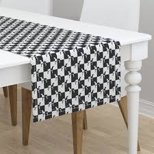 Black And White Checkered Table Runner Pin By Paper And Frill On Table Runners By Paper And Frill Home Decor Checkerboard Table No Frills