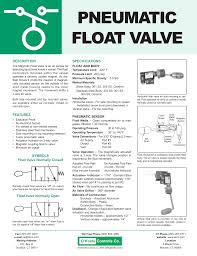 The rod moves to raise and lower a plunger or piston in the ballcock body to start and stop the flow of water to the tank. Pneumatic Float Valve Manualzz