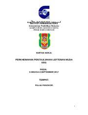 Majlis anugerah kecemerlangan staf jabatan tnc(a&a) tahun 2020. Kertas Kerja Perkhemahan Edited Version Doc Institut Pendidikan Guru Kementerian Pendidikan Malaysia Kampus Ipoh 31150 Hulu Kinta Perak Darul Ridzuan Course Hero