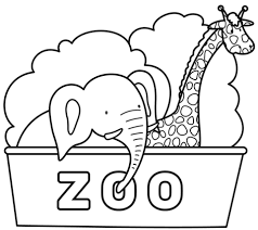 Desenho De Jardim Zoologico Para Colorir Desenhos Para Colorir E Imprimir Gratis
