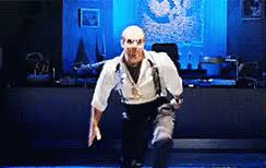Best dance in movie ever!! Tropic Thunder Les Grossman Gif Tropicthunder Lesgrossman Grossman Discover Share Gifs