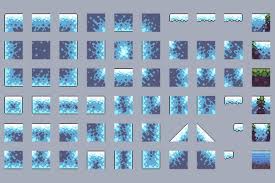As its name says, it's a set of tiles, just like the color palette which is a set of colors. Snow 2d Game Tileset Pixel Art Craftpix Net Pixel Art Cool Pixel Art Pixel